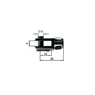 Clevis heads for gas springs, gas pressure springs (A) M32 / (F) M8 / (C) 8 / (E) 10