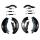 Brake shoe set 250x40 Knott Hydraulik Backmat 25-4066