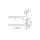 Peitz handbrake lever PAV-SR bolt X dimension 21 mm, L 450mm