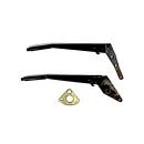 Handbrake lever including toothed segment GDR trailer