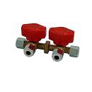 Distribution block 8 inlet x 2-8 outlet