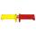Handle set red / yellow air spiral