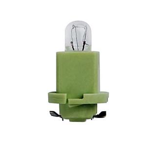 Plastic base lamp 24V 1.4W light green EBS R11