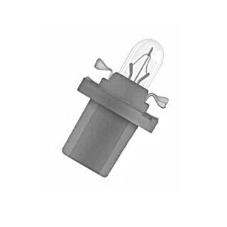 Plastic base lamp 24V 1.2W gray BAX 10 d