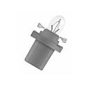 Plastic base lamp 24V 1.2W gray BAX 10 d
