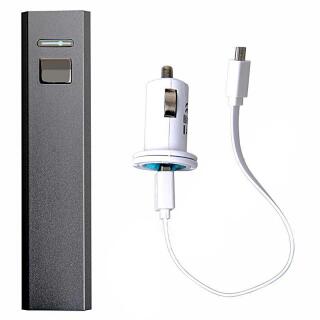Powerbank 12 / 24V 2600 mAh charging cable USB / Mini USB