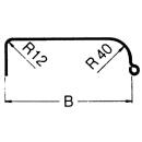 Sheet metal fenders, square, B210 L1980 S1520 H400