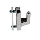 Side wall hinge cpl., TIR, with threaded plate, M8...