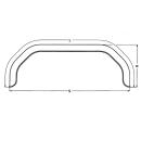 Double axle mudguard profile 12/40