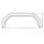 Double axle mudguard profile 12/40 B220 L1995 S1550 H380