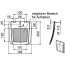 Splash guard fender type EA B220