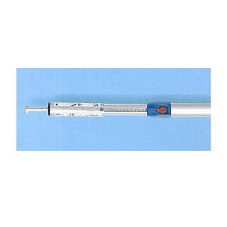 Aluminum locking bar without protective hose 1250-1750 mm pin Ø 19 mm with slot