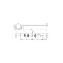 SPP - counter holder, Z-05, 145 mm, galvanized