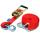 Lashing strap 2500 daN width 50mm FE 0.5m snap hook LE 7.5m