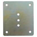 Counter plate for lashing troughs