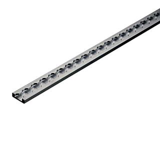 Airline lashing rail aluminum L 2998 mm undrilled, W 34 mm, H 9.6 mm