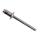 Blind rivet head 9 mm aluminum 4.8 x 14 mm, clamping...