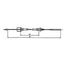 AL-KO Bowden cables detachable Bell 24 mm thread M8 - Profi Longlife HL 2100 mm / GL 2310 mm