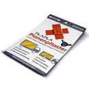 Self-adhesive tarpaulin plaster 0.20 x 0.30 m red RAL 3002