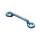 Lakeikrampe hot-dip galvanized h 12mm l 63mm w 30mm