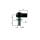 Angle heads (steel) for gas springs, gas pressure springs...