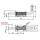 SPP - spring bolt lock, ZB-08, 155 mm, galvanized