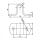 SPP - counter holder, Z-08, 55 mm, galvanized