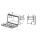 Vertical holder set for tool box 9642524/9642533