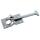 Door holder, hook part with T-piece, 122 mm