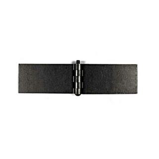 Car door hinge raw, unperforated, leaf 80/80 mm, WH 50 mm