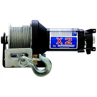 Cable winch DC motor type X2 rope & hook