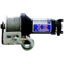 Cable winch DC motor type X2 rope & hook