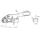 Winterhoff safety coupling WS 3000 bore 14/14 drawbar Ø 50
