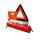 First aid kit red 3-part incl. Warning triangle &...