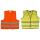 Safety vests with 2 reflective strips each