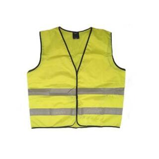 Safety vests with 2 yellow reflective stripes each