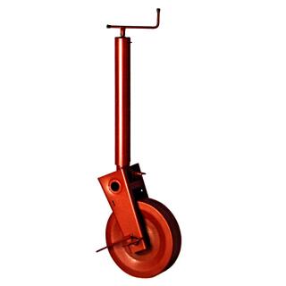 Agricultural wagon support wheel semi-automatically primed 1400 kg