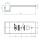 Counterholder toggle fastener straight galv.