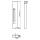 Drop side locks without stop, anodized aluminum