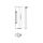 Drop side locks without stop, anodized aluminum