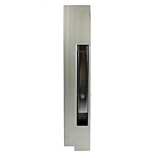 Drop side locks without stop, anodized aluminum 400 mm on the right