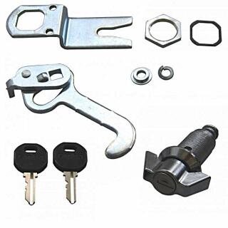 Lid lock with counter holder key
