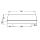 Front support cushion PUR foam 330 x 119 x 43 mm