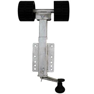 Fixed support square tube, adjustable 34 x 34 mm