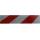Warning marking red / white 141 mm x 45.7 m pointing to...