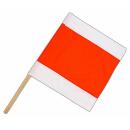 Warning flag stem white / orange / white