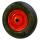 Wheelbarrow wheel with puncture protection 2.50-8 metal rim