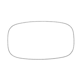 Mirror glass unheated mirror 418159