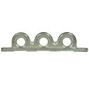 Partition wall bracket 3-hole 190 x 25 mm