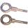 Eye bolt panic lock shaft